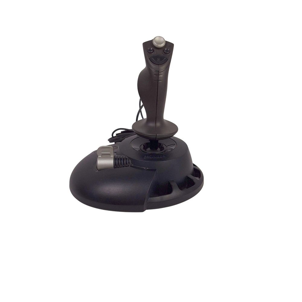 Microsoft Sidewinder Precision 2 Joystick USB Flight Controller PC Gaming Black